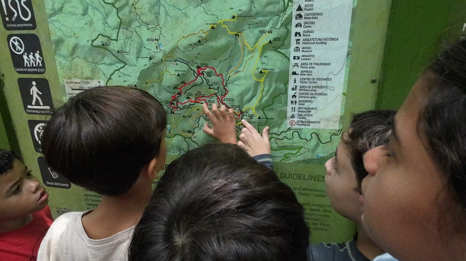 floresta encantada destinosdorio mapa foto final