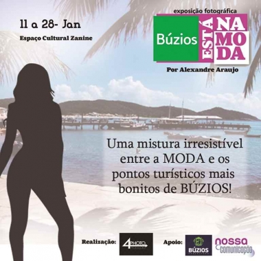Exposição &#039;Búzios está na Moda&#039; acontece a partir do dia 11 no Espaço Cultural Zanine