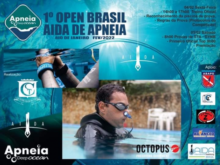 Depois de anos, o Rio de Janeiro vai sediar um evento de Apneia válido para o Ranking AIDA Brasil
