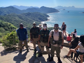 Pedra do Telégrafo, no Parque Estadual da Pedra Branca, volta a receber turistas após cinco meses fechado à visitação