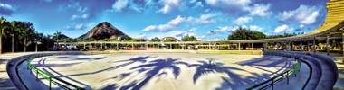 O Parque dos Patins na Lagoa Rodrigo de Freitas é um espaço para você tentar &#039;não cair&#039; à vontade.
