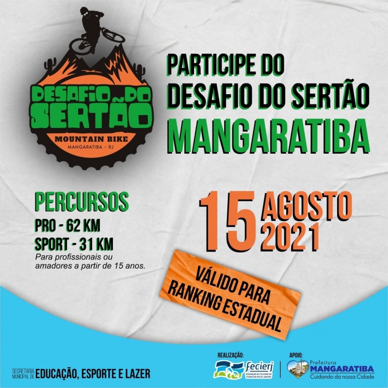 Participe do Desafio de Ciclismo do Sertão