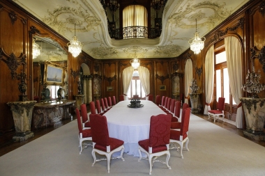 Um dos cômodos do Palácio