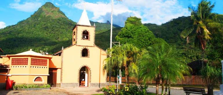 A igreja de São Sebastião é um dos principais pontos turísticos da Ilha Grande.