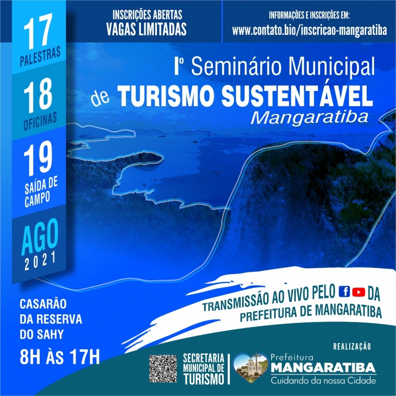 Prefeitura de Mangaratiba vai promover o 1° Seminário de Turismo Sustentável do município