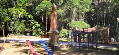 Largo do Bom Retiro no Parque Nacional da Tijuca. Um lugar de lazer, piqueniques e início das trilhas