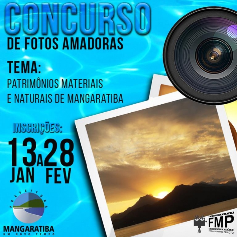 Fundação Mário Peixoto promove concurso de fotos amadoras em Mangaratiba